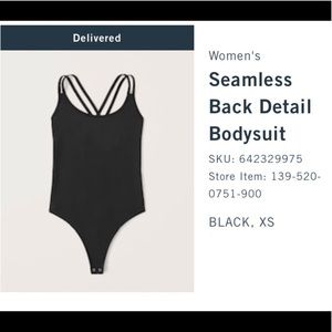 Abercrombie & Fitch Seamless Thong Bodysuit